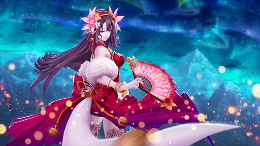 画像ギャラリー No.002のサムネイル画像 / スマホ版「幻想神域」,新幻神【妖かしの姫君】チョウセンが登場