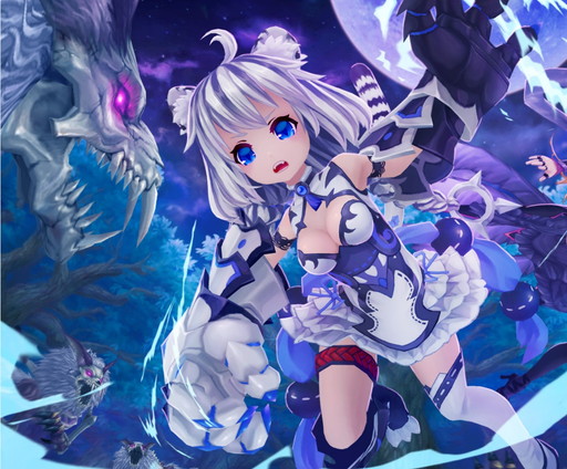 画像ギャラリー No.002のサムネイル画像 / 「幻想神域 -Link of Hearts-」に新キャラ【西方の白帝】白虎(CV:立花理香)が登場