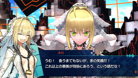 画像ギャラリー No.011のサムネイル画像 / 「Fate/EXTELLA」のNintendo Switch版が7月20日発売へ。PS4版とPS Vita版のDLC衣装35種，そして新規衣装「解放の花嫁衣装」も収録