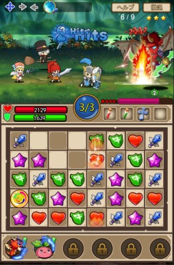 画像ギャラリー No.001のサムネイル画像 / スマホでもPCでも遊べるブラウザゲーム「クリプトアイランド〜輝石の四重奏〜」先行プレイレポート。コマンド入力による連続技スキル発動など，やり込みがいのある内容に