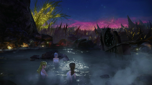 画像ギャラリー No.010のサムネイル画像 / 「CODE VEIN」登場キャラクター達が身体を癒やし,物思いに耽る“温泉”の最新ビジュアルが公開