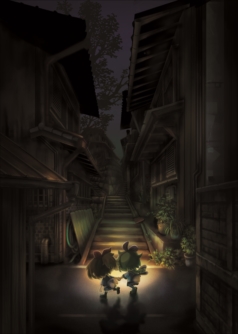 画像ギャラリー No.002のサムネイル画像 / 「夜廻」の続編「深夜廻」が8月24日にPS4/PS Vitaで発売。屋内も追加され前作の2倍以上になったステージで,2人の少女の物語が交互に展開