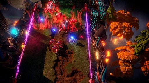 画像ギャラリー No.002のサムネイル画像 / 「RESOGUN」で知られるHousemarqueの新作STG「Nex Machina」のローンチトレイラーが公開