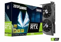 画像ギャラリー No.002のサムネイル画像 / ZOTACからRTX 3050搭載カードが登場。OC仕様と定格仕様の2製品を用意