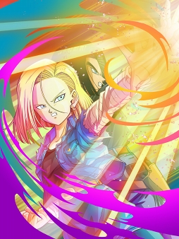 画像ギャラリー No.003のサムネイル画像 / 「ドラゴンボールZ ブッチギリマッチ」，【UR】孫悟飯と【UR】人造人間18号が登場