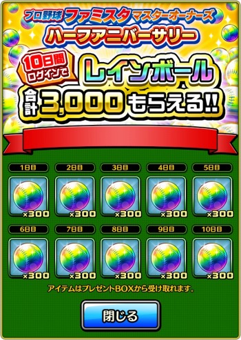 画像ギャラリー No.005のサムネイル画像 / 「プロ野球 ファミスタ マスターオーナーズ」，限定Sレア「西川遥輝」選手がもらえるログインボーナス実施中