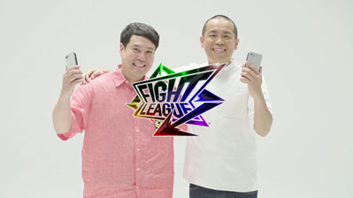 画像ギャラリー No.001のサムネイル画像 / XFLAGスタジオの新作アプリ「ファイトリーグ」にタカアンドトシが挑戦。動画内に表示されるキーワードに注目
