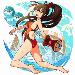 画像ギャラリー No.015のサムネイル画像 / 「ファイトリーグ」,7月31日12:00より水着コスチュームのファイターが登場するガチャを開催