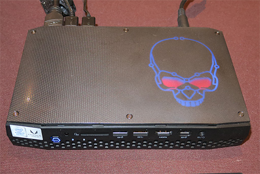 画像ギャラリー No.004のサムネイル画像 / ［CES 2018］Radeon RX Vega搭載の第8世代Coreプロセッサ新製品と，搭載するゲーマー向けNUCの実機を見てきた