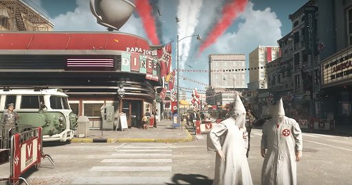 画像ギャラリー No.002のサムネイル画像 / ナチスドイツに占領され,落ちぶれたアメリカの雰囲気が伝わる「Wolfenstein II: The New Colossus」のプロモーション動画が公開
