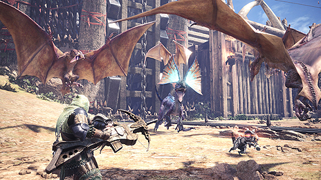 画像ギャラリー No.018のサムネイル画像 / 明日発売「MONSTER HUNTER: WORLD」，マルチプレイの最新情報が公開。機械獣なオトモ装備を狙える「Horizon Zero Dawn」コラボも
