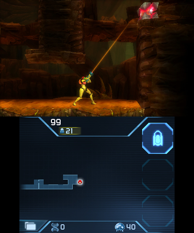 画像ギャラリー No.005のサムネイル画像 / 「メトロイドII」のフルリメイク作品となる3DS「メトロイド サムスリターンズ」は2週間後の9月15日に発売。その基本情報をおさらい
