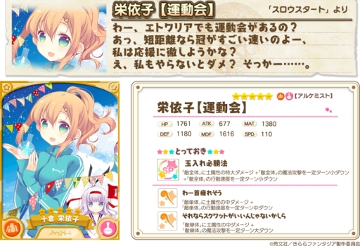 画像ギャラリー No.006のサムネイル画像 / 「きららファンタジア」でイベント「開催!エトワリア大運動会」が5月15日から開催