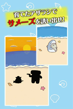 画像ギャラリー No.006のサムネイル画像 / ゆるくてシュールな「サメーズ」のスマホ向け育成ゲームが登場