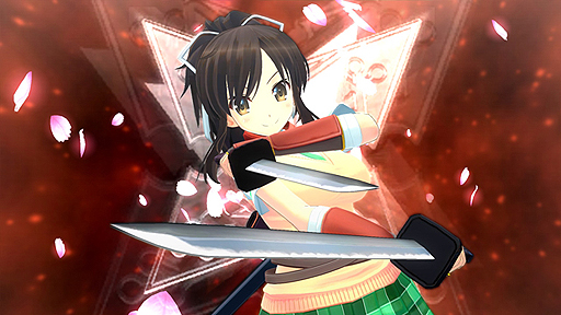 画像ギャラリー No.003のサムネイル画像 / PS4「閃乱カグラ Burst Re:Newal」のPV第1弾が公開。飛鳥(CV:原田ひとみ)と焔(CV:喜多村英梨)がその魅力を伝える