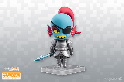 画像ギャラリー No.003のサムネイル画像 / 「UNDERTALE」アンダインのねんどろいど販売開始。表情パーツは通常顔と高笑い顔の2種,ヤリと“魚型のコップ”も付属