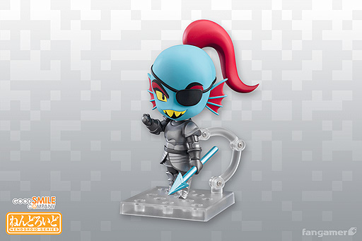 画像ギャラリー No.004のサムネイル画像 / 「UNDERTALE」アンダインのねんどろいど販売開始。表情パーツは通常顔と高笑い顔の2種,ヤリと“魚型のコップ”も付属