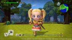 画像ギャラリー No.003のサムネイル画像 / 「ドラゴンクエストビルダーズ２　破壊神シドーとからっぽの島」，背中の“ビルダーの書”が気になる男女の主人公と拠点になる無人島を紹介