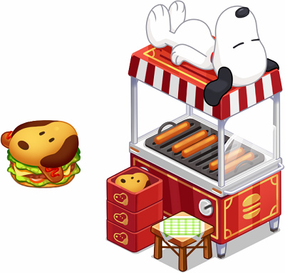 画像ギャラリー No.002のサムネイル画像 / 「I LOVE バーガー」2周年記念は“スヌーピー”とコラボ決定