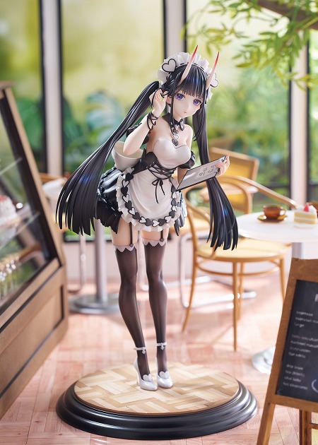 画像ギャラリー No.001のサムネイル画像 / ウエイトレス衣装の能代を立体化。「アズールレーン」能代 氷は少なめに？1/7スケールフィギュアを12月に発売。予約受付を開始