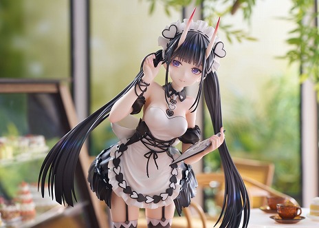 画像ギャラリー No.009のサムネイル画像 / ウエイトレス衣装の能代を立体化。「アズールレーン」能代 氷は少なめに？1/7スケールフィギュアを12月に発売。予約受付を開始