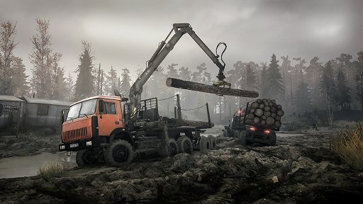 画像ギャラリー No.004のサムネイル画像 / タイヤが泥でモコモコになるオープンワールド型ドライブシム「Spintires: MudRunner」が10月31日に発売