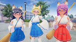 画像ギャラリー No.011のサムネイル画像 / 「ぎゃる☆がん2」，カンフー服や巫女服などのダウンロードコンテンツが発売