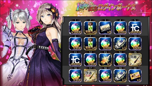 画像ギャラリー No.016のサムネイル画像 / 「GOD EATER RESONANT OPS」，120連分の無料ガシャなど1周年を記念したキャンペーンを開催