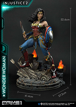 画像ギャラリー No.004のサムネイル画像 / 「Injustice 2」の女戦士ワンダーウーマンがハイエンド・スタチューで登場。予約受付が開始