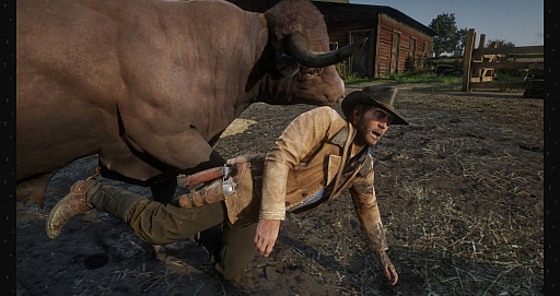 画像ギャラリー No.005のサムネイル画像 / 「Ghost of Tsushima」「RDR2」「ジャストコーズ4」で2021年の干支，牛を撮る！　可愛い牛から獰猛な牛，空飛ぶ牛までよりどりみどり