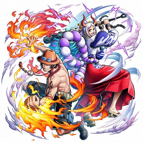 画像ギャラリー No.005のサムネイル画像 / 「ONE PIECE バウンティラッシュ」5周年記念の超レジェンダリーキャラクター「火拳 鬼姫 エース＆ヤマト」参戦