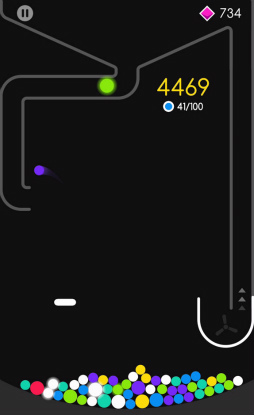 画像ギャラリー No.004のサムネイル画像 / ボールを落とさずループさせろ！ スマホ向けアクション「Color Ballz」を紹介する「（ほぼ）日刊スマホゲーム通信」第1590回