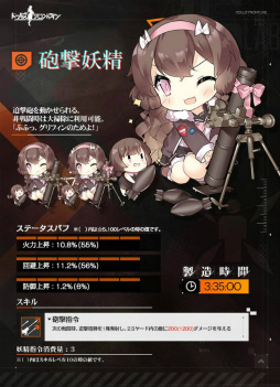画像ギャラリー No.013のサムネイル画像 / 「ドルフロ」小さな支援者“妖精”が製造解禁。リトルアーモリーとのコラボ，第八戦役の開戦にも注目