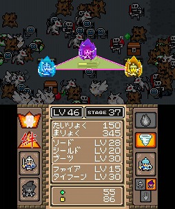 画像ギャラリー No.005のサムネイル画像 / 魔女と勇者が協力して戦う3DS向けACT「魔女と勇者III」，本日配信を開始