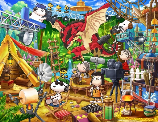 画像ギャラリー No.001のサムネイル画像 / 「スヌーピー ライフ」,7月11日より「モンスターハンター:ワールド」コラボを実施