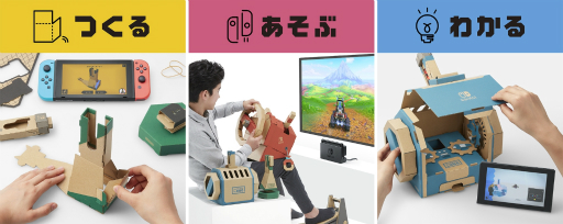 画像ギャラリー No.002のサムネイル画像 / 「Nintendo Labo」のToy Conキット第3弾「ドライブキット」が9月14日に発売。ハンドルや操縦桿を作って,車や潜水艦のゲームを楽しもう