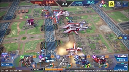 画像ギャラリー No.006のサムネイル画像 / 「ガンダムヒーローズ」，先行プレイヤー体験時のプレイ動画を公開。ハイレベルなプレイヤー同士の戦闘映像を確認できる