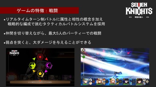 画像ギャラリー No.004のサムネイル画像 / 本日発売のSwitch向けソフト「セブンナイツ 〜時空の旅人〜」，オンラインメディアキャラバンレポート。ディレクターに聞く本作の開発コンセプトとは