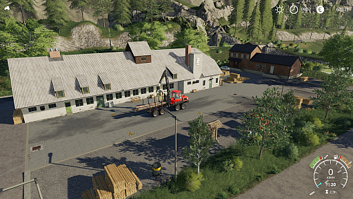 画像ギャラリー No.044のサムネイル画像 / 「Farming Simulator 19」プレイレポート。広大な農場を舞台に,あえて手間や面倒を楽しんでみよう