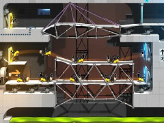 物理系パズル「Bridge Constructor Portal」プレイレポート。橋作りの技術と「Portal」のガジェットを駆使して，車両をゴールまで導こう