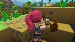 画像ギャラリー No.004のサムネイル画像 / 「PixARK」,ゲーム序盤のサバイバル生活を紹介。アイテムを持っていない状態から始まる過酷なサバイバルを切り抜けよう