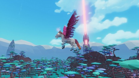 画像ギャラリー No.011のサムネイル画像 / 「PixARK」には難度が異なる4つのエリアが登場。エンペラースコーピオンやペガサスなどエリア特有の生物の情報が公開に