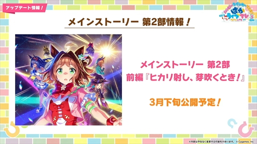 画像ギャラリー No.058のサムネイル画像 / オルフェーヴル，ジェンティルドンナなど新規ウマ娘を多数発表。「ウマ娘」ぱかライブTV Vol.38 3周年記念まとめ