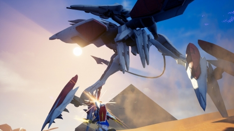 画像ギャラリー No.021のサムネイル画像 / 「New ガンダムブレイカー」，ガンプラのカスタマイズ要素や巨大な敵との戦闘シーンが公開。ナイチンゲールなど4種の新規機体も明らかに
