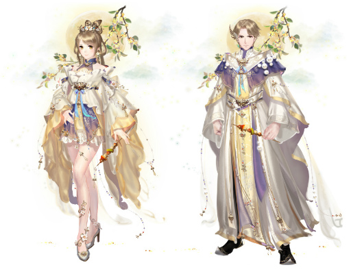 画像ギャラリー No.004のサムネイル画像 / 「謀りの姫-TABAKARI NO HIME-」,月光と兎をイメージした新SSR衣装が登場