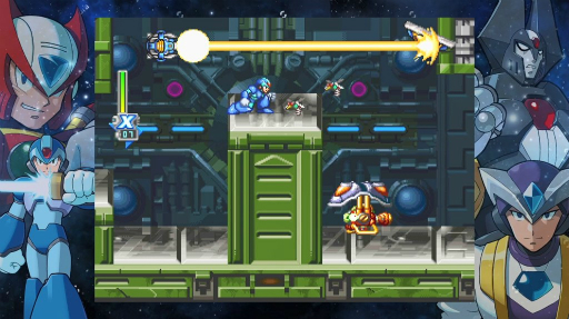 画像ギャラリー No.013のサムネイル画像 / 「ロックマンX アニバーサリー コレクション」では,「画面フィルター&サイズ調整」で自分の好みの雰囲気が作れる