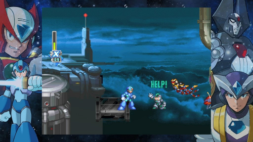 画像ギャラリー No.014のサムネイル画像 / 「ロックマンX アニバーサリー コレクション」では,「画面フィルター&サイズ調整」で自分の好みの雰囲気が作れる