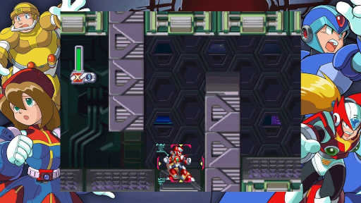 画像ギャラリー No.015のサムネイル画像 / 「ロックマンX アニバーサリー コレクション」では,「画面フィルター&サイズ調整」で自分の好みの雰囲気が作れる