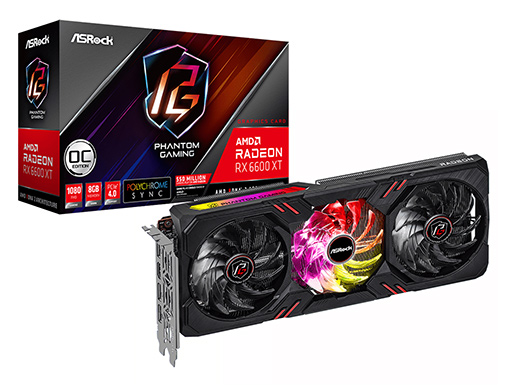画像ギャラリー No.002のサムネイル画像 / ASRock,Radeon RX 6600 XT搭載カード4製品を一挙に発表