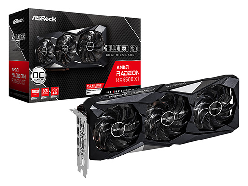 画像ギャラリー No.003のサムネイル画像 / ASRock,Radeon RX 6600 XT搭載カード4製品を一挙に発表
